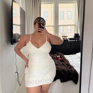 Olive & Oak White Mini Dress